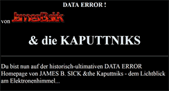 Desktop Screenshot of kaputtniks.de