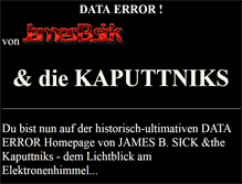 Tablet Screenshot of kaputtniks.de